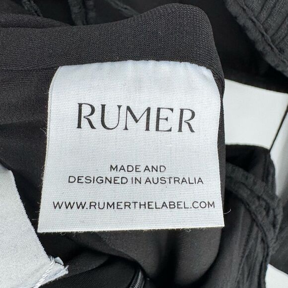 Rumer Oasis Black Ribbed Cut Out Long Sleeve Dress Large NWT‎ - Picture 10 of 12